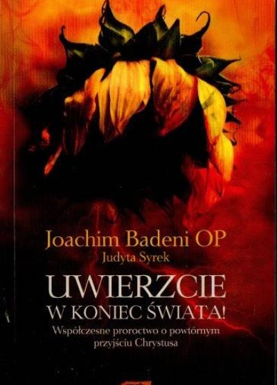 Joachim Badeni w rozmowie z Judytą Syrek - Uwierzcie w koniec świata! Współczesne proroctwo o powtórnym przyjściu Chrystusa