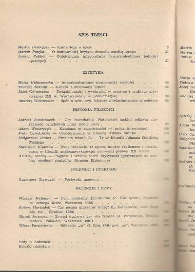 Studia filozoficzne. Miesięcznik. Nr 9/1989