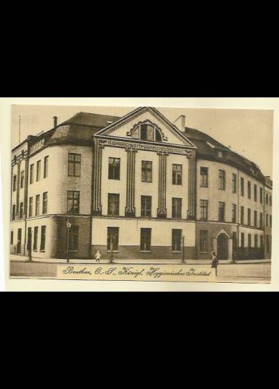 Beuthen, O.-S., Konigl. Hygienisches Institut (reprodukcja)