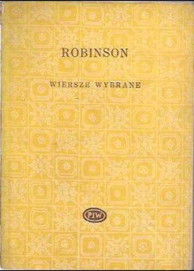 Edwin Arlington Robinson - Wiersze wybrane