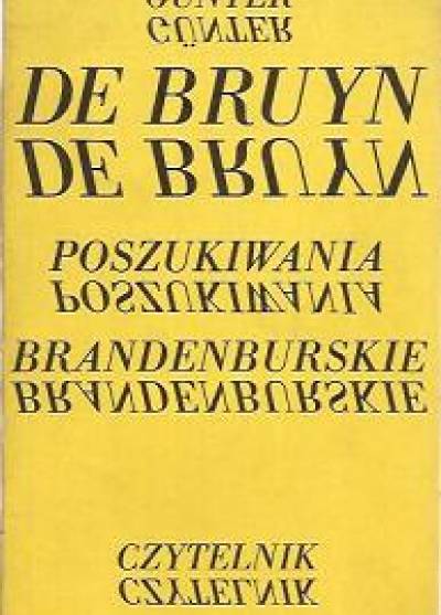 Gunter de Bruyn - Poszukiwania brandenbuskie