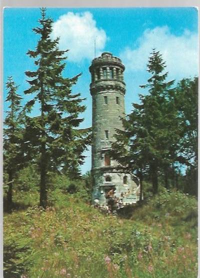 fot. W. Wróblewski - Góry Sowie. Wieża widokowa na Wielkiej Sowie (1974)