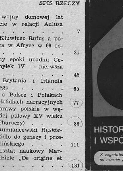 Historia i współczesność nr 6/1982 - Z zagadnień historiografii od czasów antyku do XVI wieku