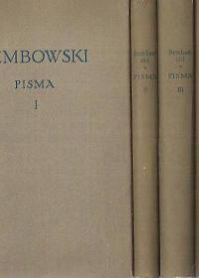 Edward Dembowski - Pisma [5-tomowe]