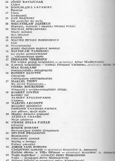 Brzęklowski, Latawiec, Verhesen i in. - Poezja nr 12(13)1966