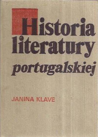Janina Klave - Historia literatury portugalskiej. ZArys