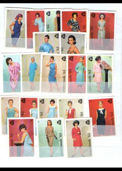 Somermode 65 - niemiecka seria 20 etykiet, 1965
