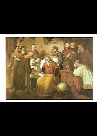 Aleksander Lesser - Mikołaj Kopernik na łożu śmierci