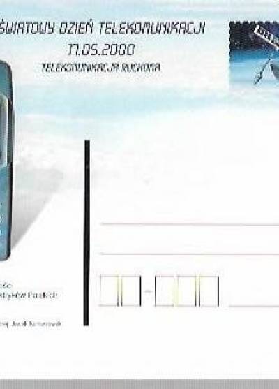 T. Bogusławski - Światowy dzień telekomunikacji (kartka pocztowa, 1999)