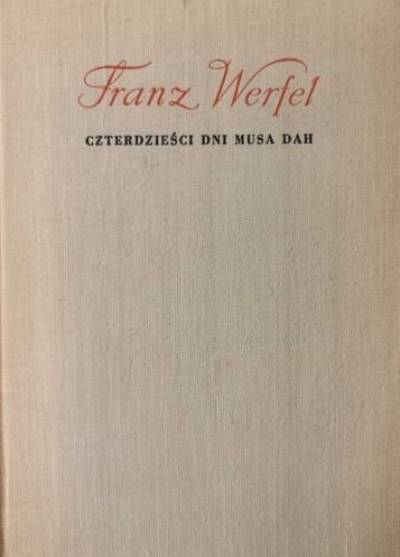 Franz Werfel - Czterdzieści dni Musa Dah