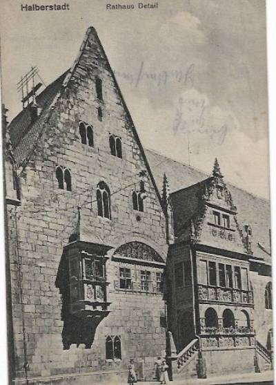 Halberstadt. Rathaus Detail (1917)
