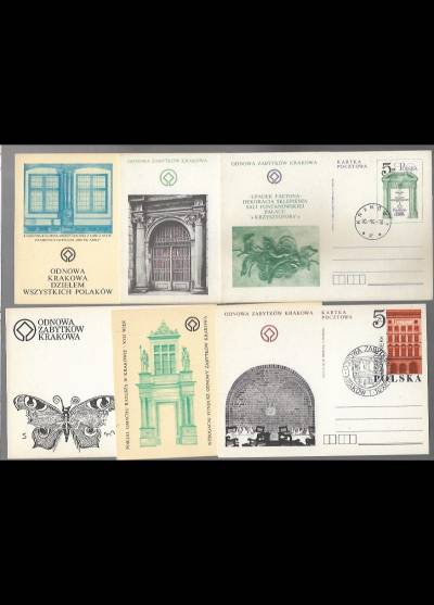 Ochrona zabytków - 6 kartek pocztowych