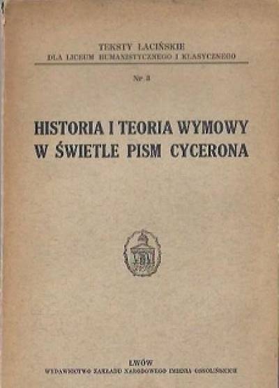 opr. J. Smereka - Historia i teoria wymowy w świetle pism Cycerona