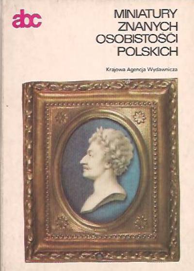 H.Krassowska - miniatury znanych osobistości polskich