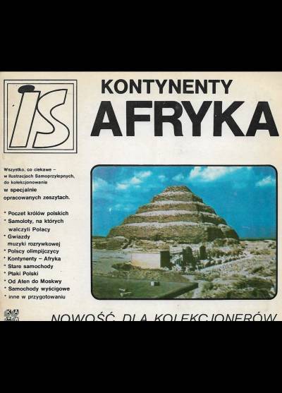 Kontynenty - Afryka. Album dla kolekcjonerów IS  (brak 22 naklejek)
