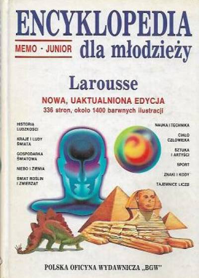 Encyklopedia Memo-Junior dla młodzieży (Larousse)
