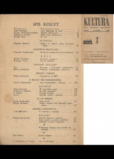 Kultura nr 11/494 1988