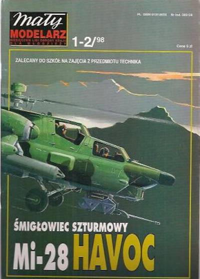 Śmigłowiec szturmowy Mi-28 Havoc (Mały Modelarz nr 1-2/1998)