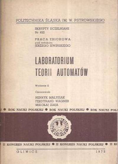 zbior., red. J. Siwiński - Laboratorium teorii automatów