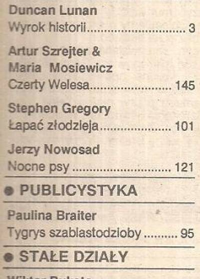 Wolfe, Lunan, Szrejter, Gregory, Nowosad - Fenix nr 3(12)1992