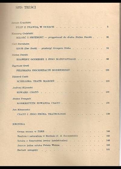 Janusz Krasiński, Ksawery Godebski, Carl Sternhern - Dialog. Miesięcznik poświęcony dramaturgii współczesnej - teatralnej, filmowej, radiowej. Nr 7/1968