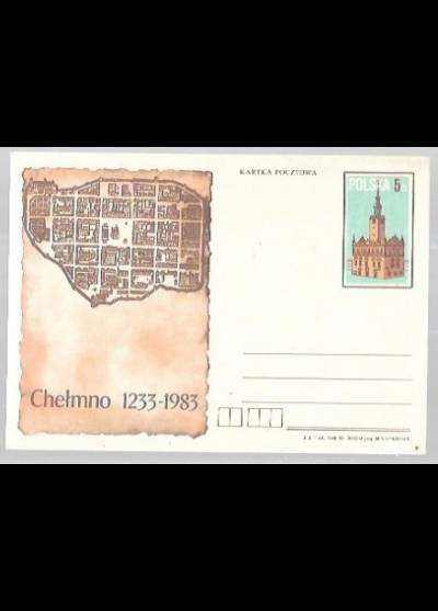 H. Chyliński - Chełmno 1233-1983  (kartka pocztowa)