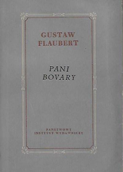 Gustaw Flaubert - Pani Bovary