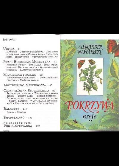 Aleksander Nawarecki - Pokrzywa. Eseje