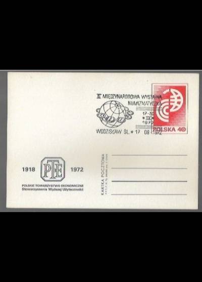 Z. Stasik - Polskie Towarzystwo Ekonomiczne 1918-1972 (kartka pocztowa