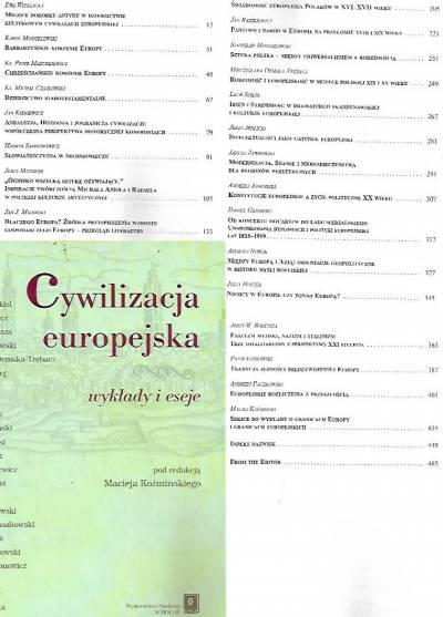 zbior., red. M. Koźmiński - Cywilizacja europejska. Wykłady i eseje