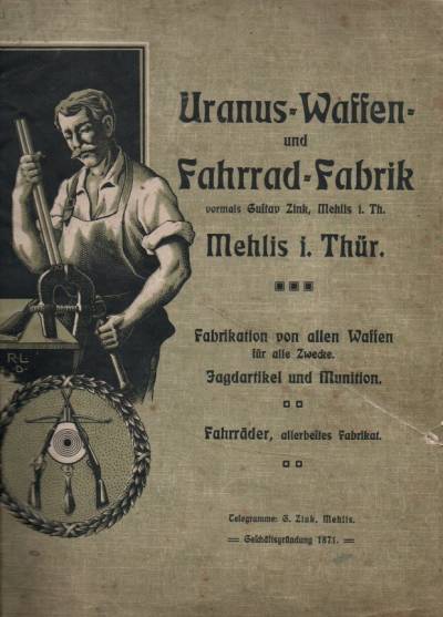 Uranus-Waffen-und-Fahrrad-Fabrik, Mehlis i. Thur. Special-Angebot fur Scheiben-Buchsen und Zubehor, sowie Munition