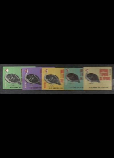 Potrawy z drobiu są zdrowe - seria 5 etykiet, 1969