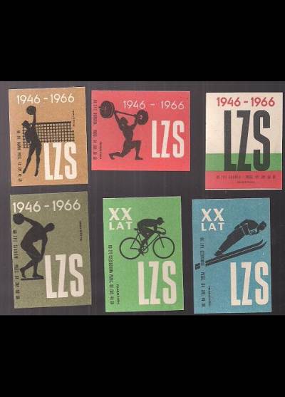 XX lat LZS 1946-1966 (6 etykiet, 1966)