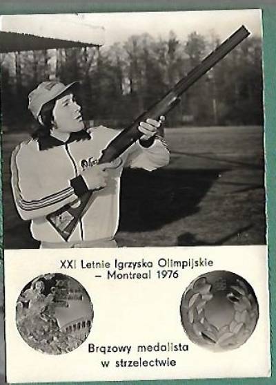 Wiesław Gawlikowski - brązowy medalista w strzelaniu do rzutków. XXI letnie igrzyska olimpijskie Montreal 1976