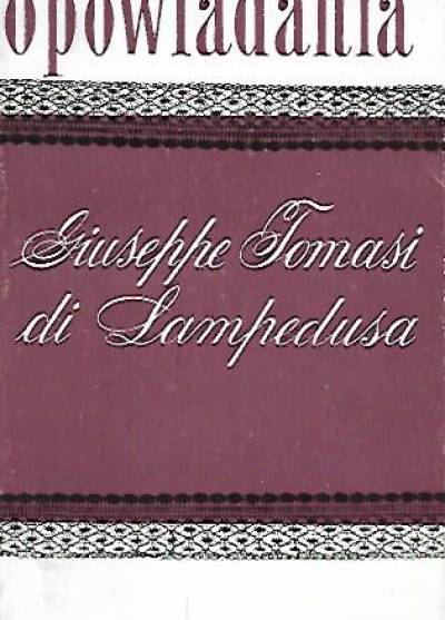 Giuseppe Tomasi di Lampedusa - Opowiadania