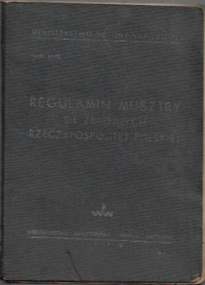 Regulamin musztry sił zbrojnych Rzeczpospolitej Polskiej (1950)