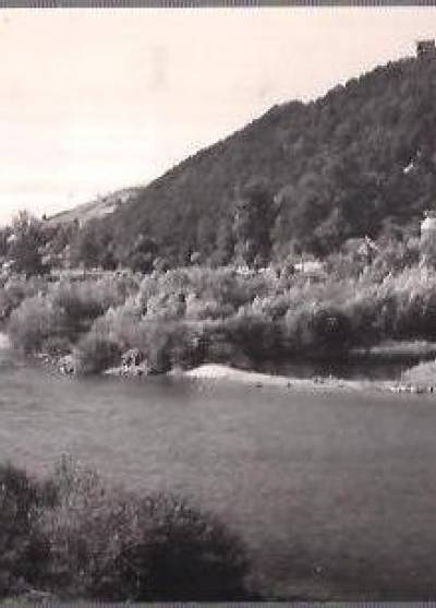 fot. st. arczyński - Melsztyn. Dolina Dunajca - wzgórze zamkowe z ruinami zamku z viv w. [1971]