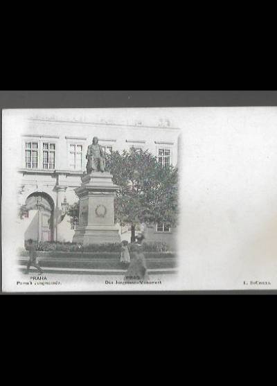 Praha. Pomnik Jungmannuv (ok. 1913)
