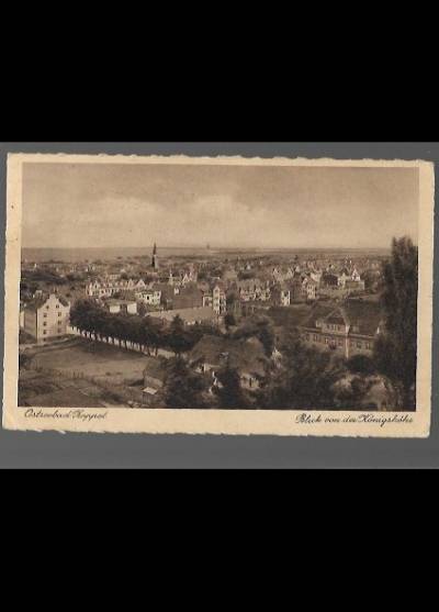 Ostseebad Zoppot. Blick von der Konigshohe (1920)