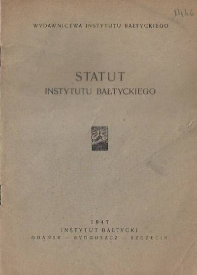 Statut Instytutu Bałtyckiego (1947)
