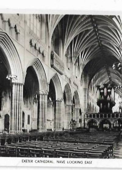 Exeter Cathedral, nave looking east