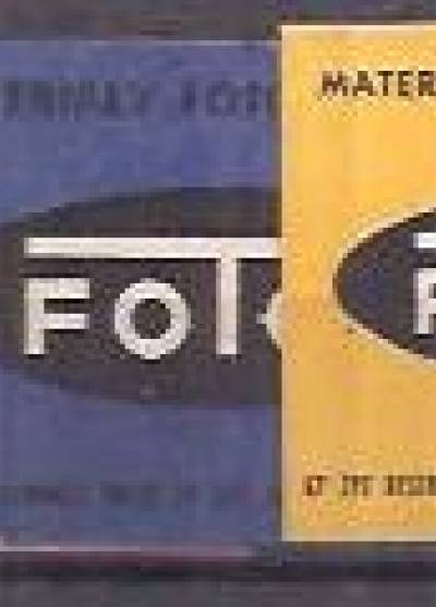 Materiały fotograficzne Foton (seria kolorystyczna 5 etykiet 1967)