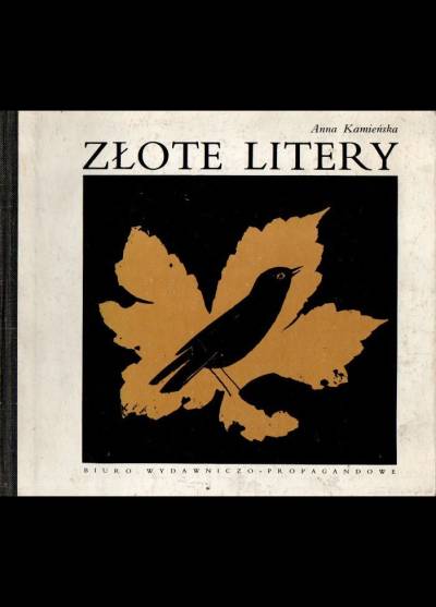 Anna Kamieńska - Złote litery