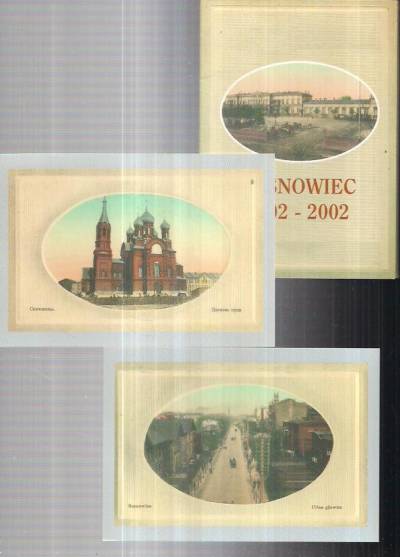 Sosnowiec 1902-2002. Komplet 10 reprodukcji starych pocztówek (w owalu)