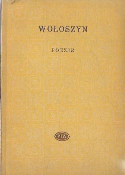 Maksymilian Wołoszyn - Poezje