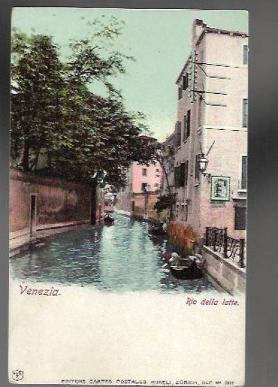 Venezia. Rio della latte (ok. 1913)