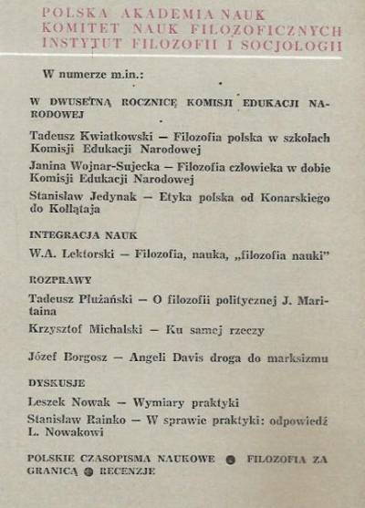 Studia filozoficzne ne 10/1973