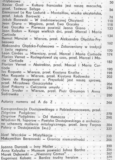 Helias, Guillevic, Giono i inni - Literatura na świecie nr 2(118)1981