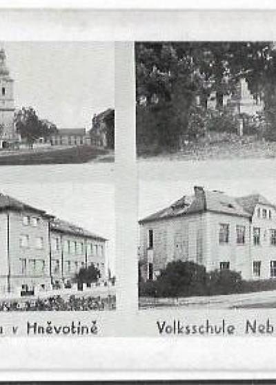 Mest. skola v Hnevotine / Volksschule Nebotein (1939)