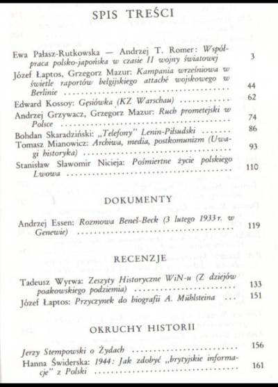Zeszyty historyczne. Zeszyt sto dziesiąty